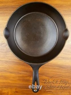 Wagner Sidney, O #7A Poêle en Fonte Rétro Rénovée Logo Arc/Droit