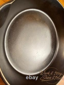 Wagner Sidney, O #7A Poêle en Fonte Rétro Rénovée Logo Arc/Droit