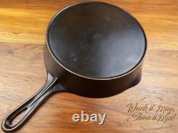 Wagner Sidney, O #7A Poêle en Fonte Rétro Rénovée Logo Arc/Droit