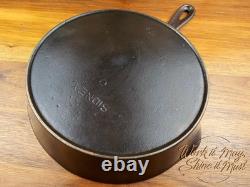 Wagner Sidney, O #7A Poêle en Fonte Rétro Rénovée Logo Arc/Droit