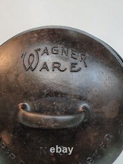 Wagner Ware No 9 Drip Drop Round Roaster Sidney -o- 1269 C Dutch Oven Cast Iron